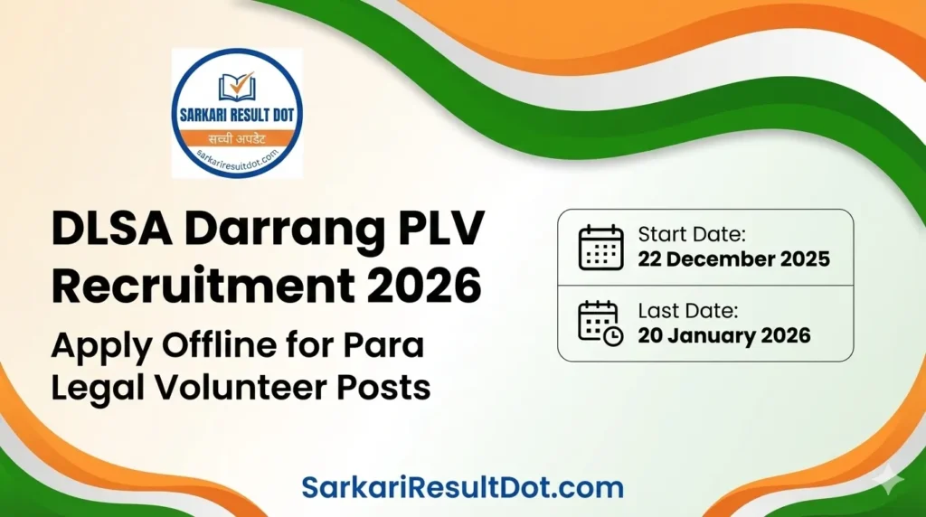 DLSA Darrang PLV Recruitment 2026
