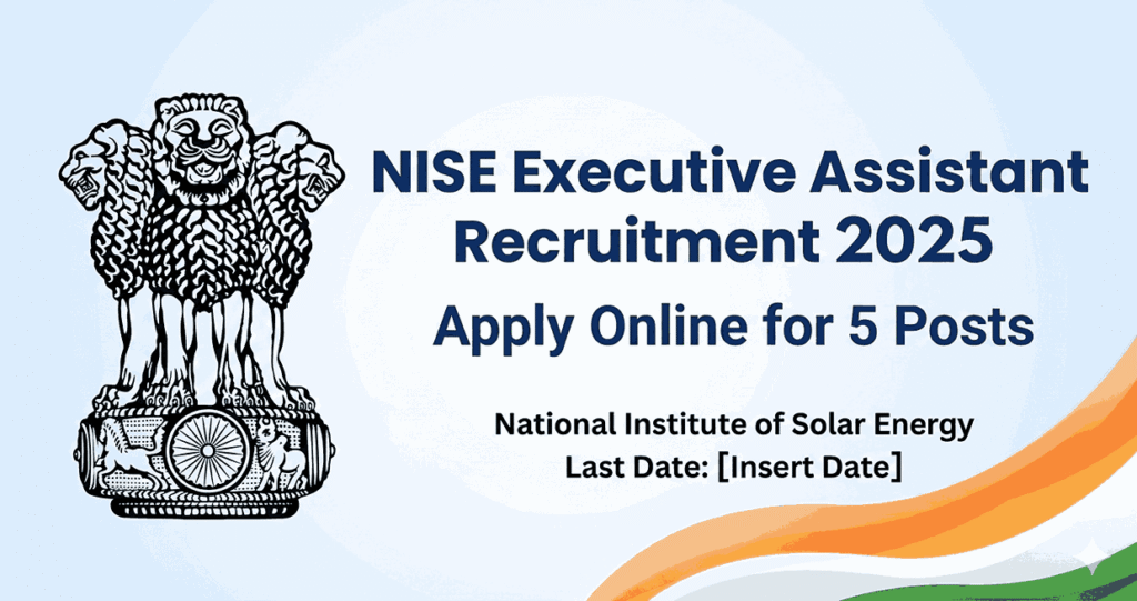 NISE Executive Assistant Recruitment 2025