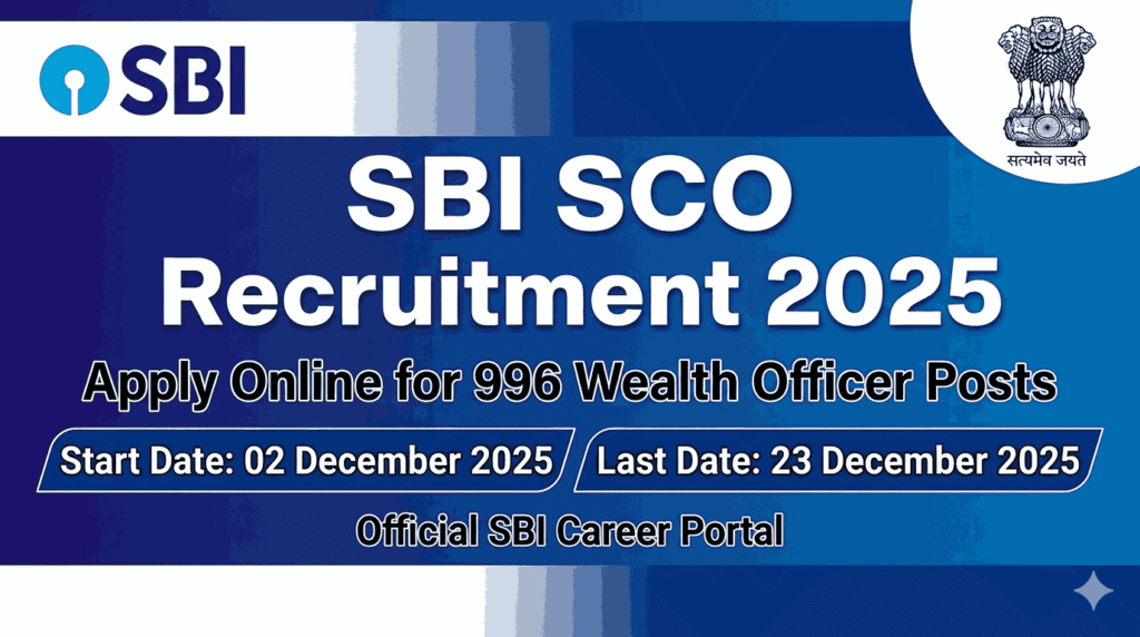 SBI SCO Recruitment 2025

