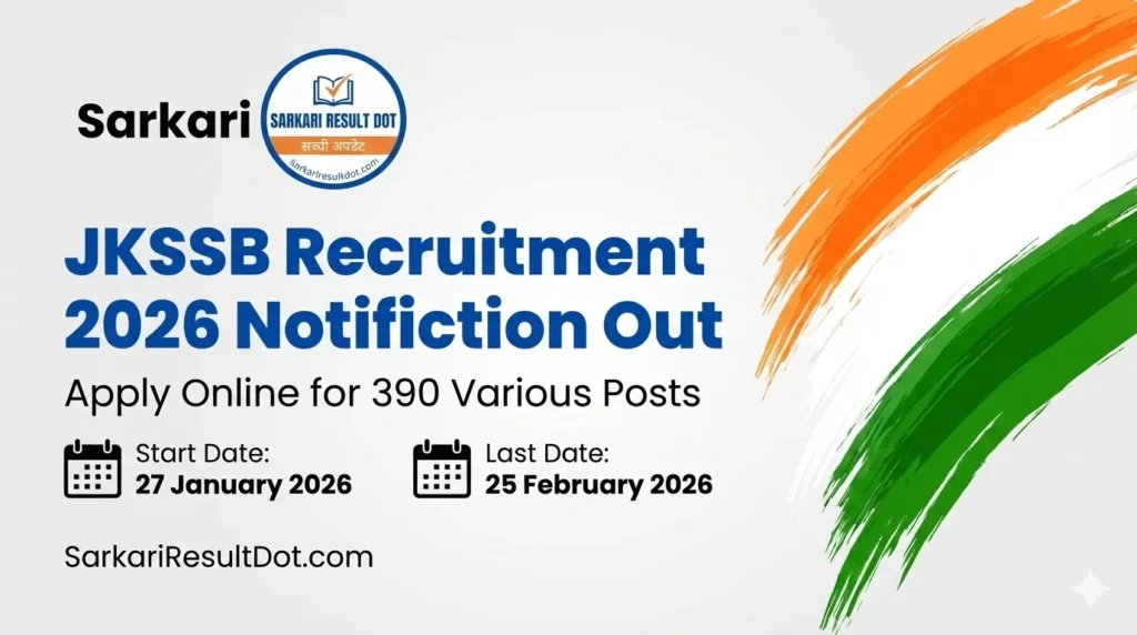 JKSSB Recruitment 2026
