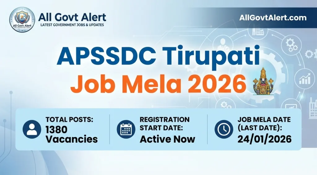 APSSDC Tirupati Job Mela 2026 Overview
