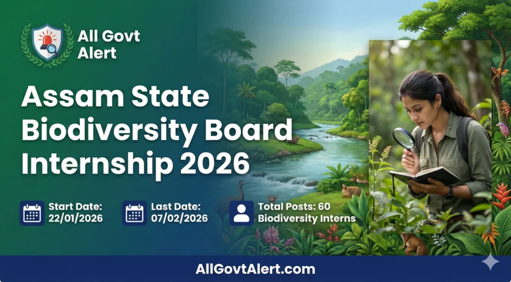 Assam State Biodiversity Board Internship 2026