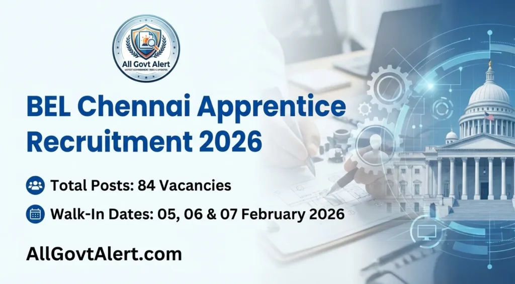BEL Chennai Apprentice Recruitment 2026
