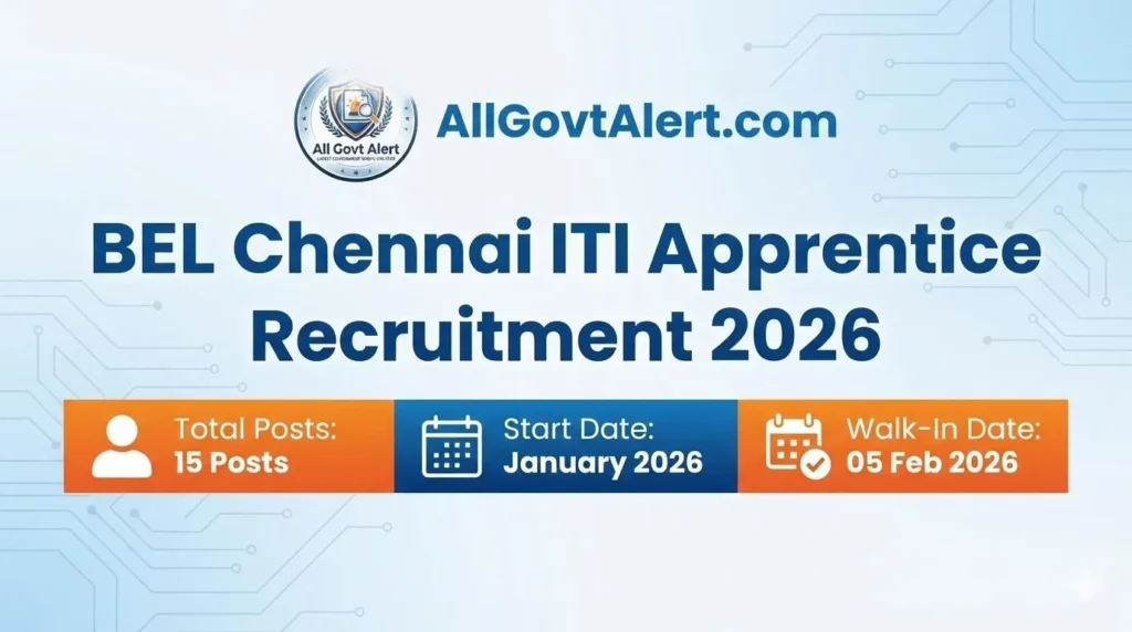 BEL Chennai ITI Apprentice Recruitment 2026 Overview