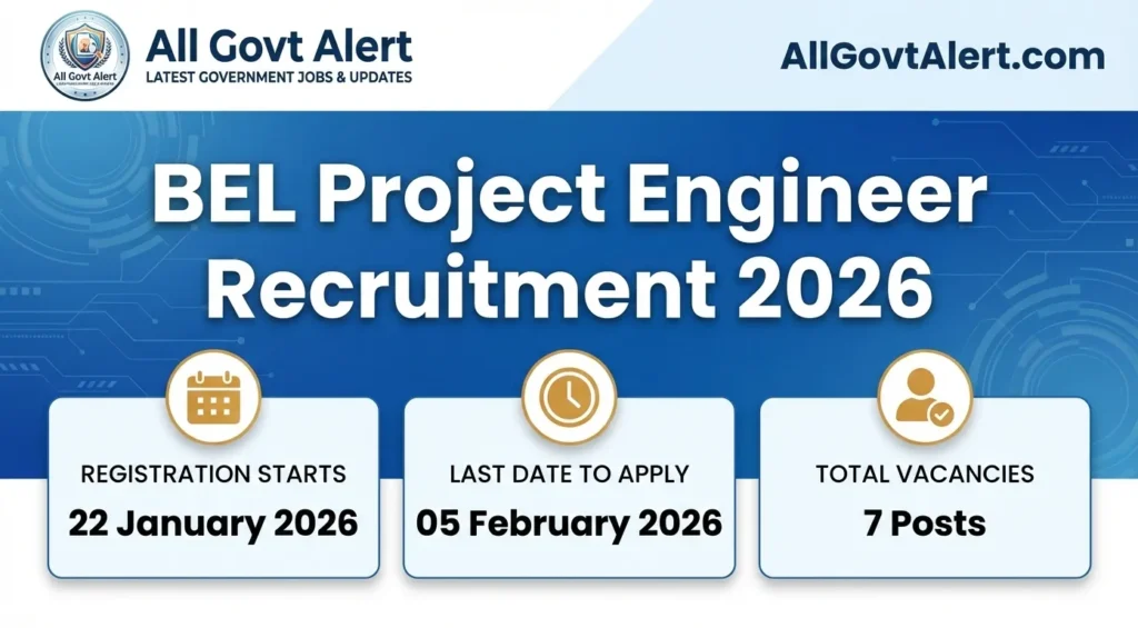 BEL Project Engineer Recruitment 2026
