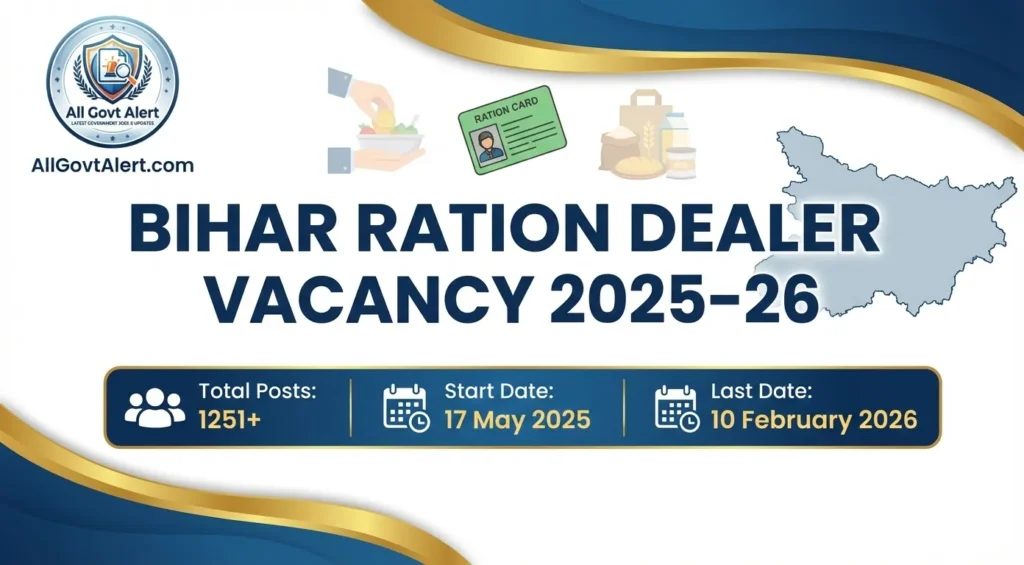 Bihar Ration Dealer Vacancy 2025-26