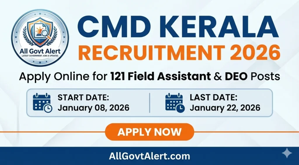 CMD Kerala Recruitment 2026
