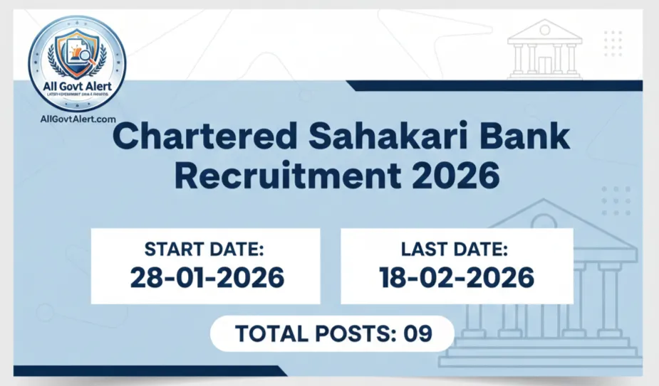 Chartered Sahakari Bank Recruitment 2026 Overview
