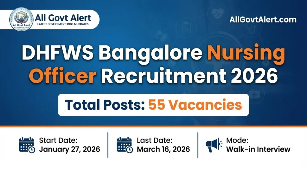 DHFWS Bangalore Recruitment 2026 Overview