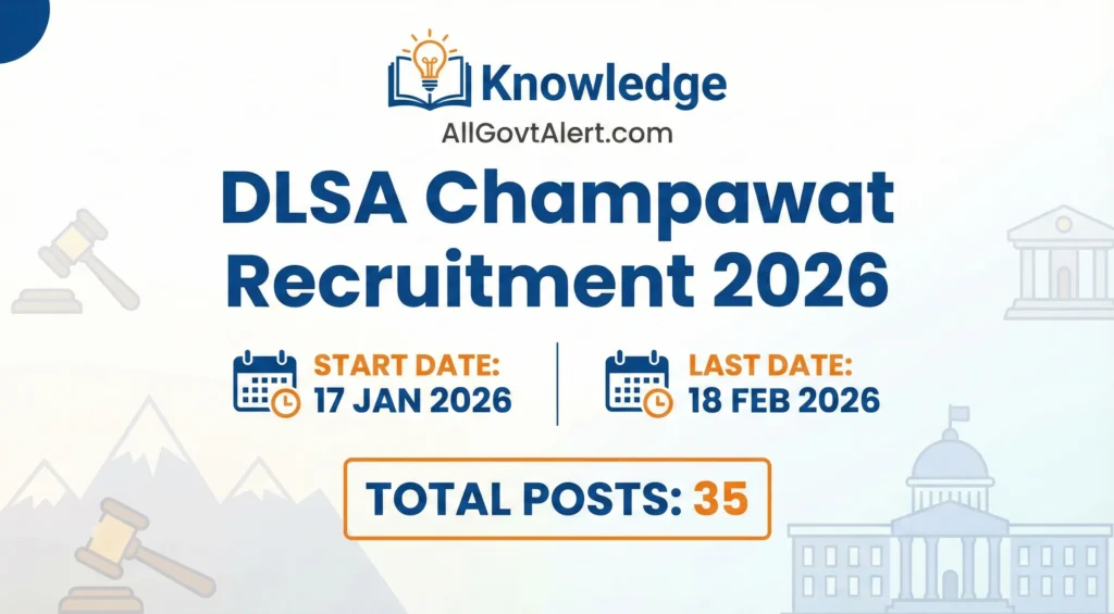DLSA Champawat Recruitment 2026