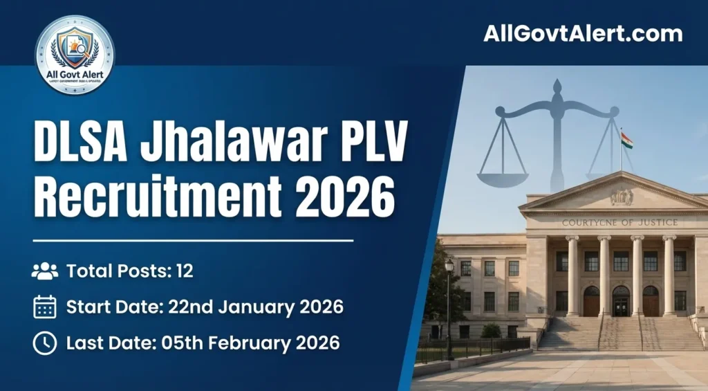 DLSA Jhalawar PLV Recruitment 2026 