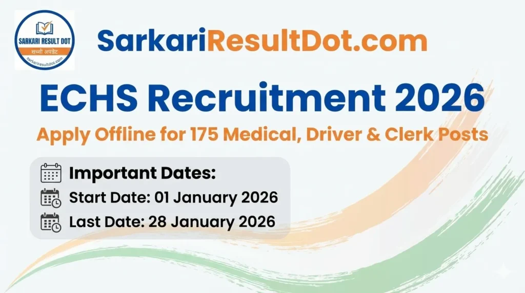 ECHS Recruitment 2026