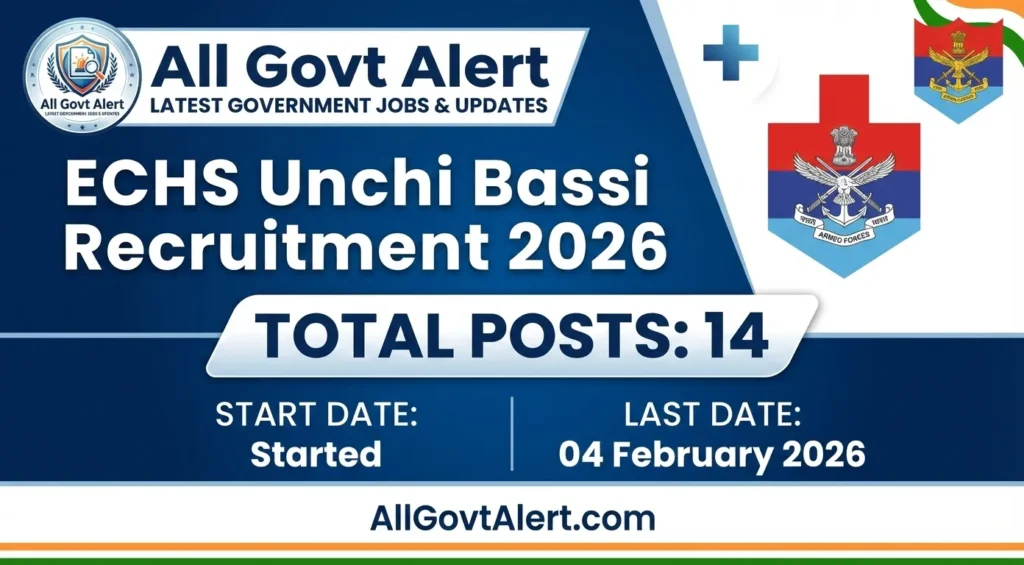 ECHS Unchi Bassi Recruitment 2026 Overview
