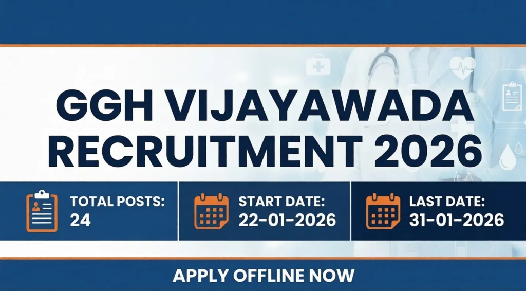 GGH Vijayawada Recruitment 2026 Overview
