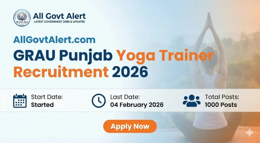 GRAU Punjab Yoga Trainer Recruitment 2026 Overview
