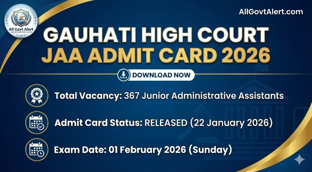 Gauhati High Court JAA Admit Card 2026