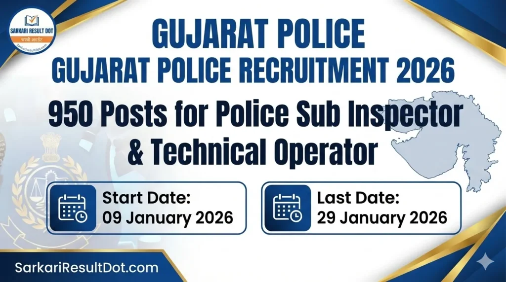 Gujarat Police Recruitment 2026
