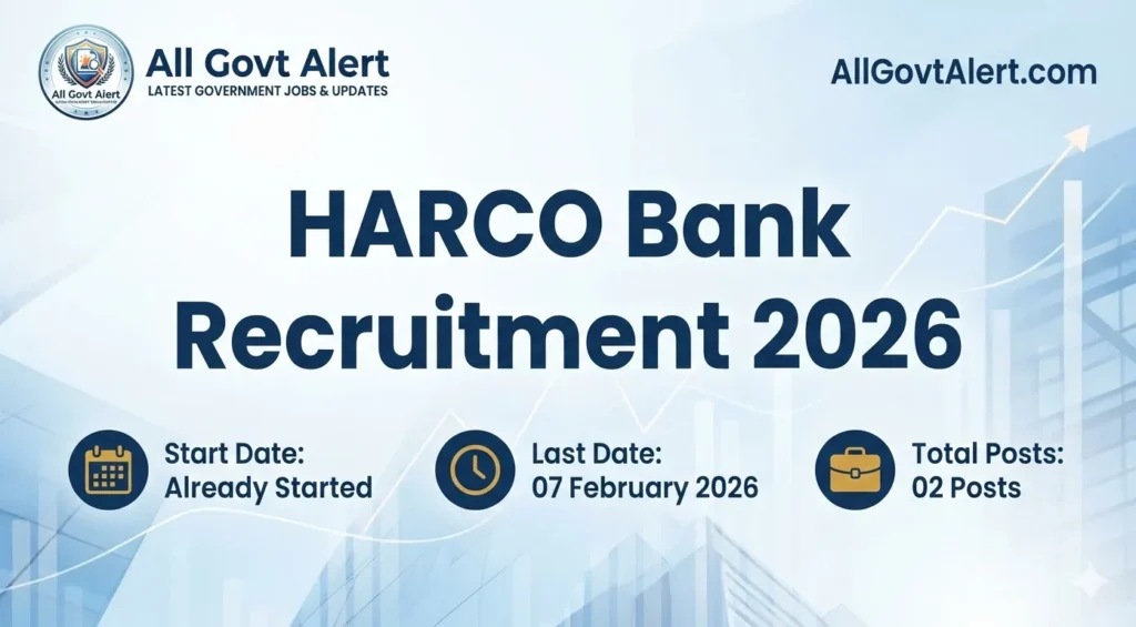 HARCO Bank Recruitment 2026 Overview