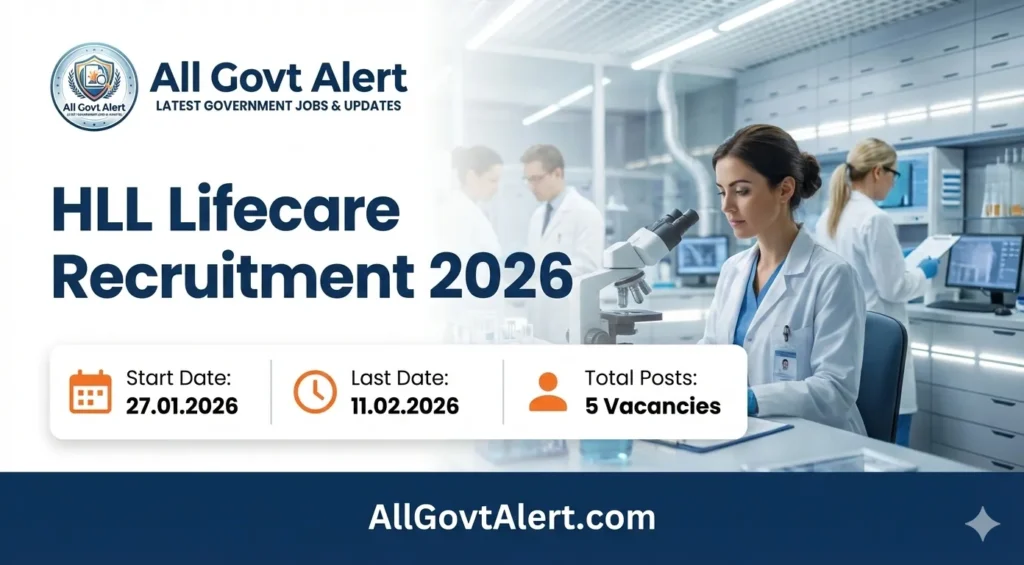 HLL Lifecare Recruitment 2026 Overview