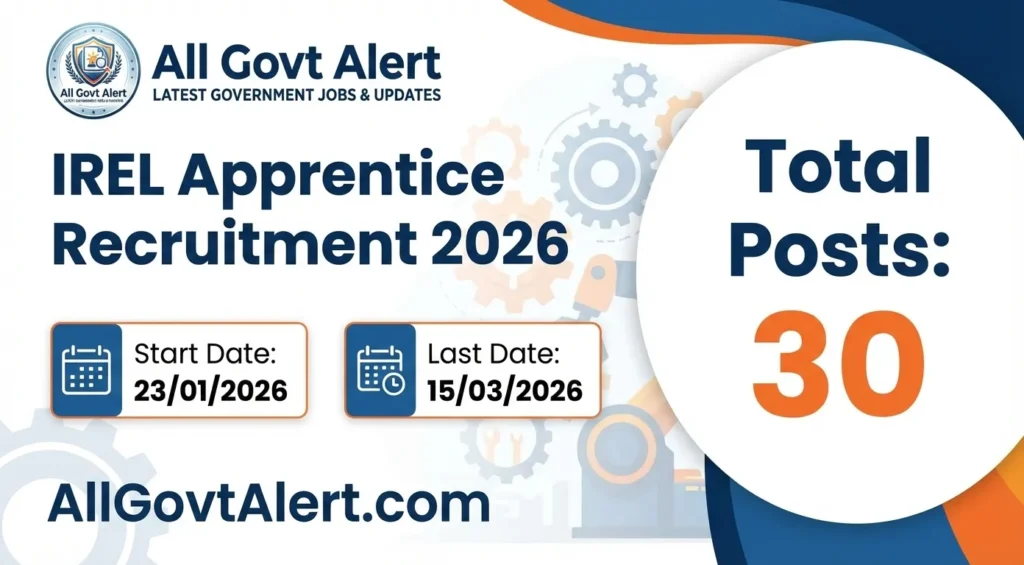 IREL Apprentice Recruitment 2026
