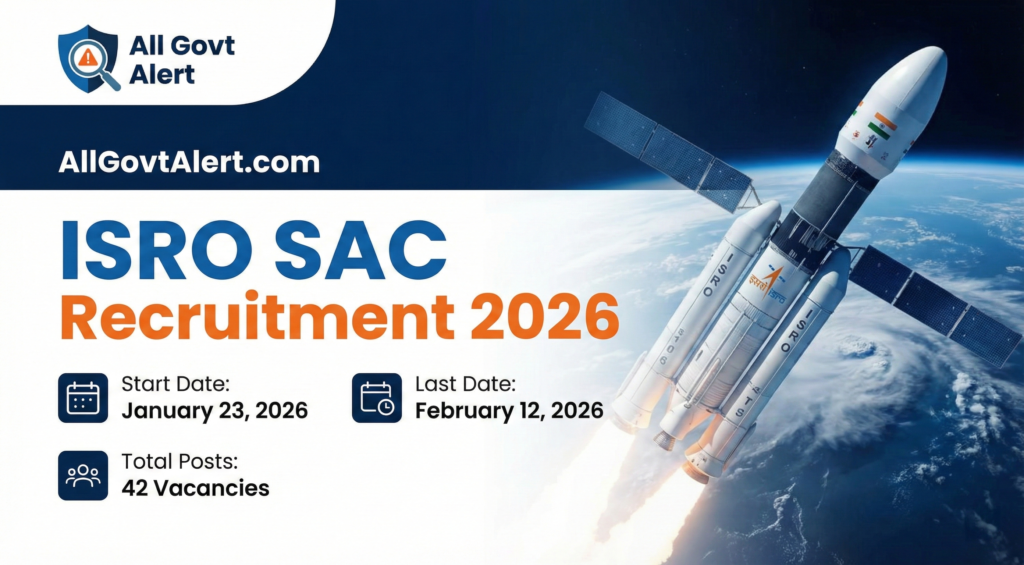 ISRO SAC Recruitment 2026