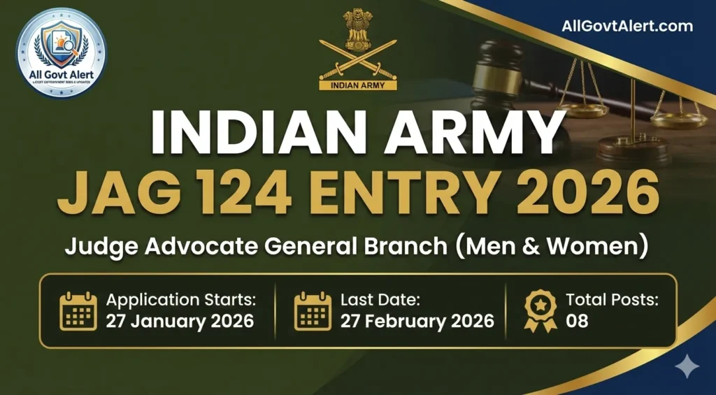 Indian Army JAG 124 Entry 2026