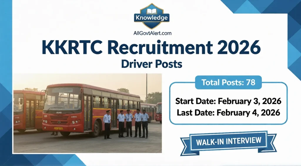 KKRTC Driver Recruitment 2026
