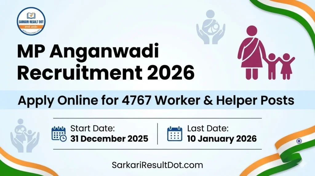 MP Anganwadi Recruitment 2026
