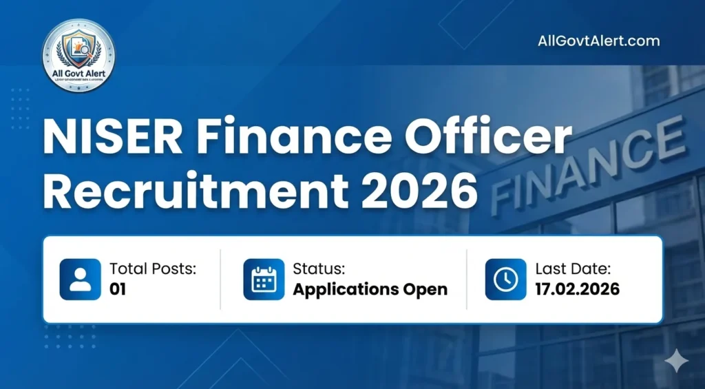 NISER Finance Officer Recruitment 2026 Overview
