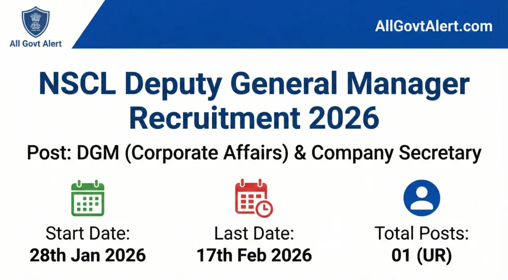 NSCL Recruitment 2026