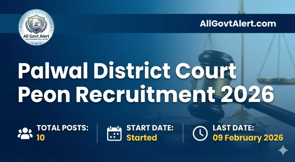 Palwal District Court Peon Recruitment 2026 Overview