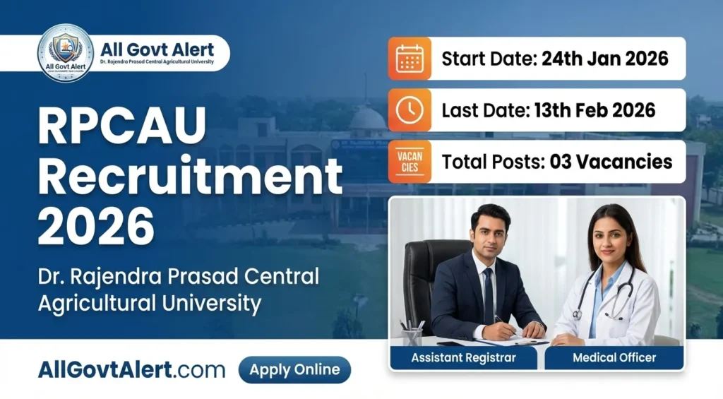 RPCAU Recruitment 2026 Overview