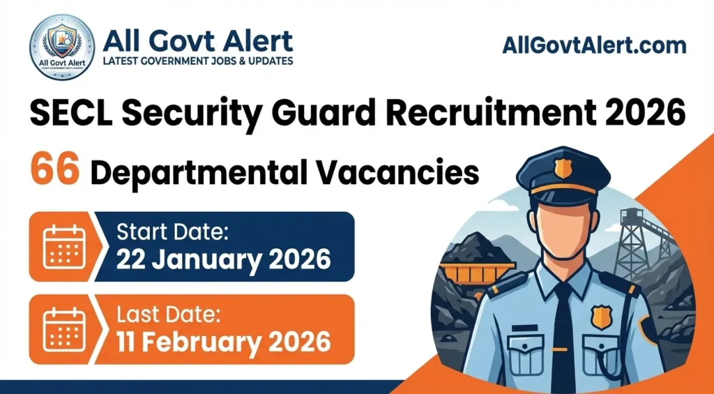 SECL Security Guard Recruitment 2026
