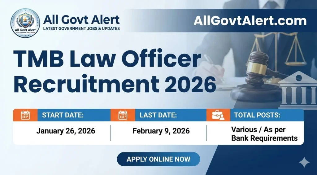 TMB Specialist Officer Recruitment 2026 Overview