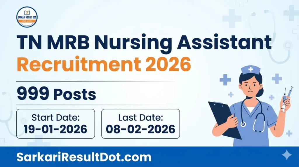 TN MRB Nursing Assistant Recruitment 2026
