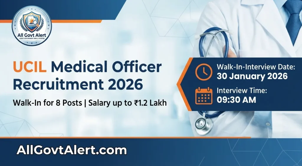 UCIL Medical Officer Recruitment 2026