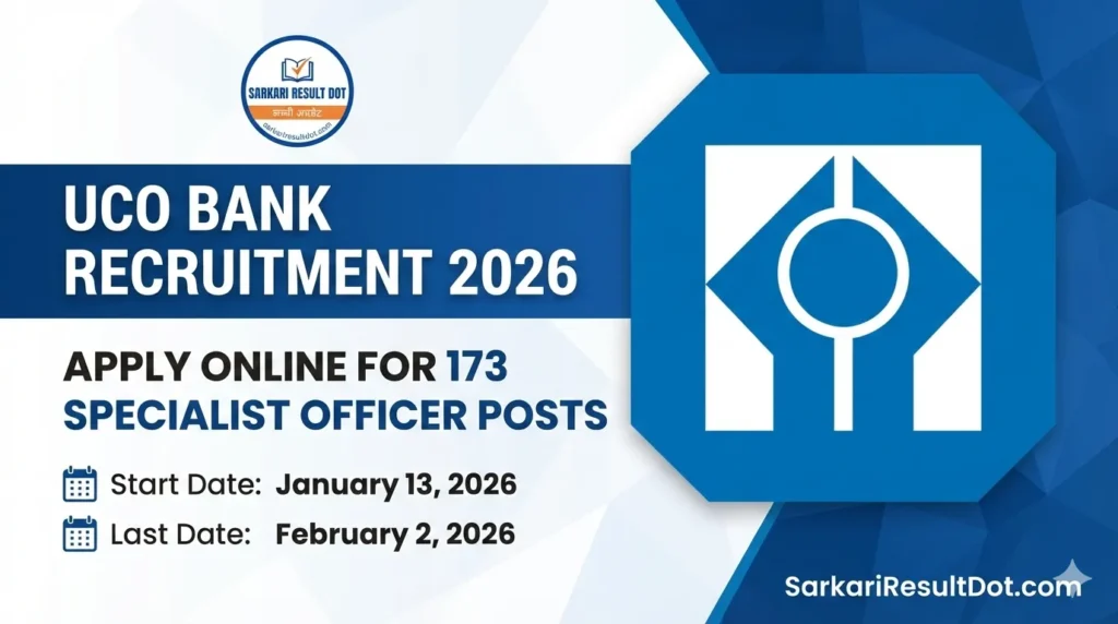 UCO Bank Recruitment 2026