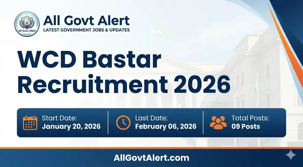 WCD Bastar Recruitment 2026