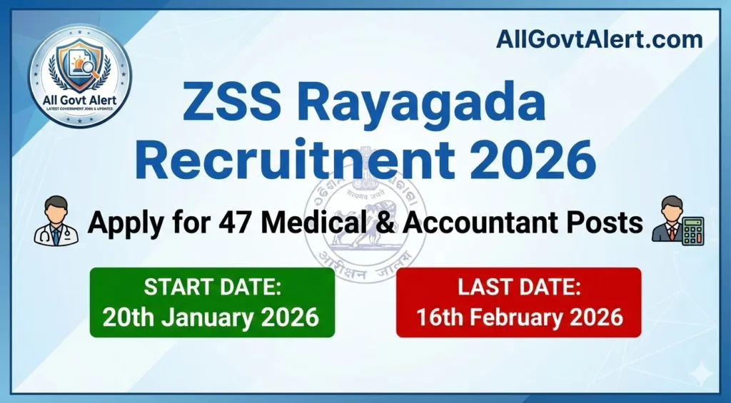 ZSS Rayagada Recruitment 2026
