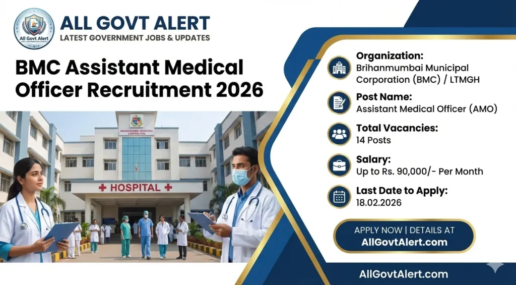 BMC Assistant Medical Officer Recruitment 2026 Overview