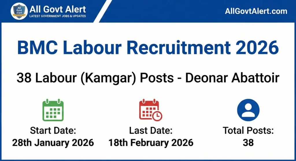 BMC Labour Recruitment 2026 Overview