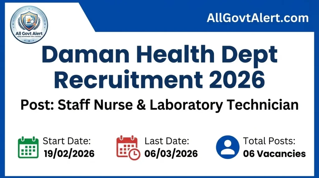 Daman Health Dept Recruitment 2026