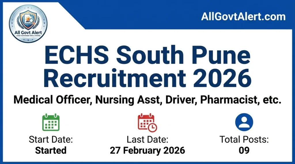 ECHS South Pune Recruitment 2026 Overview