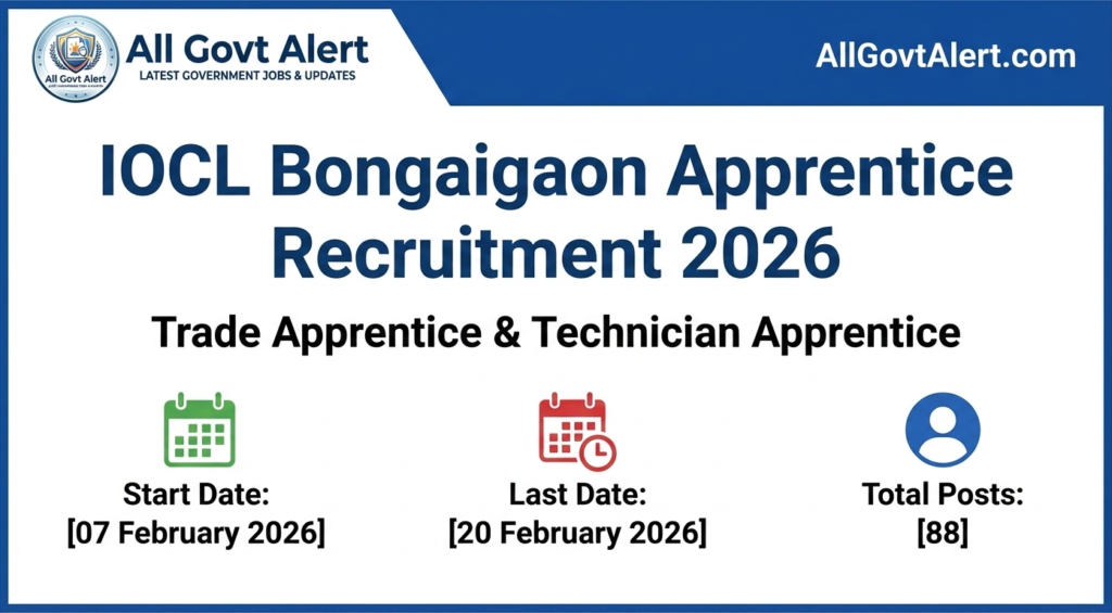 IOCL Bongaigaon Apprentice Recruitment 2026 Overview