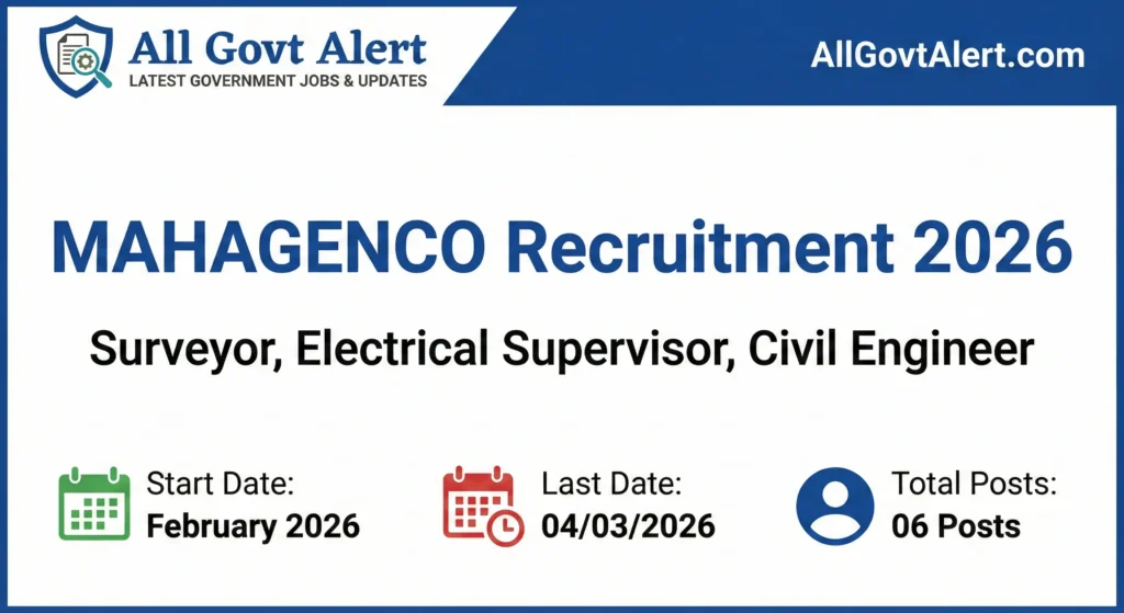 MAHAGENCO Recruitment 2026 Overview