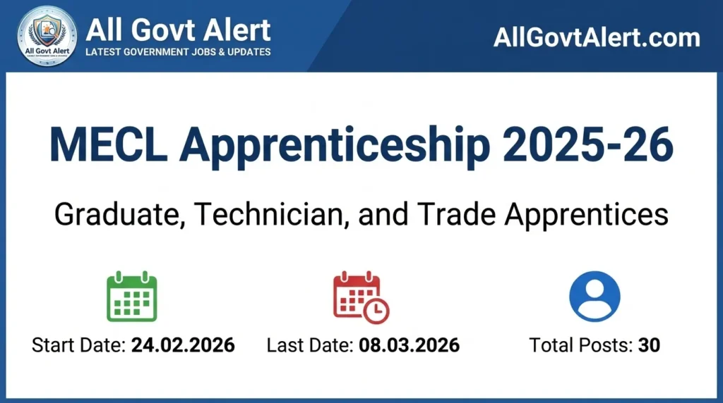 MECL Apprenticeship 2025-26