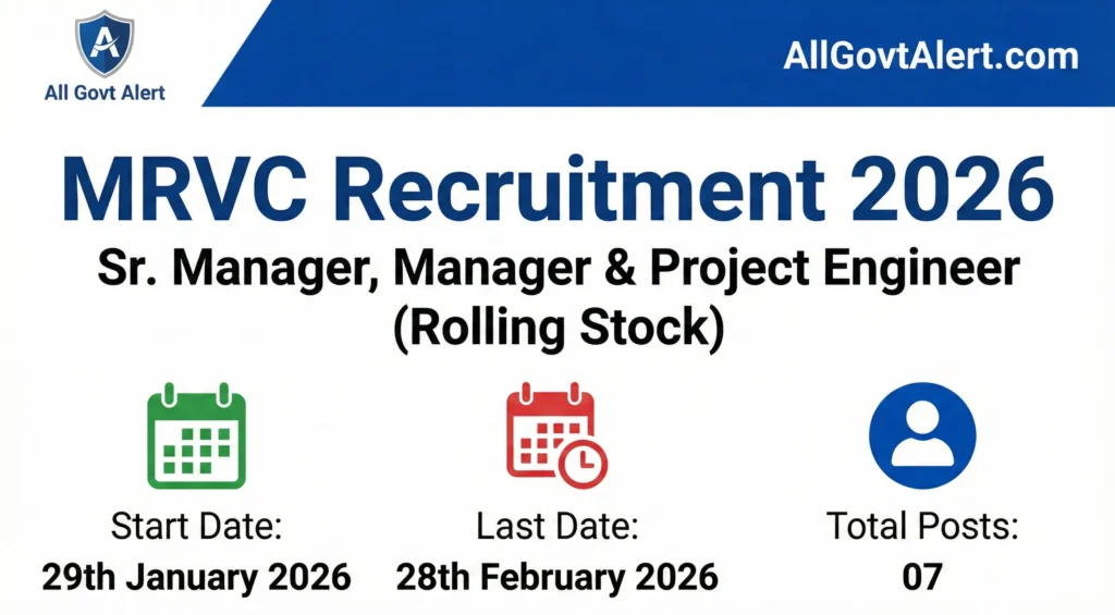 MRVC Recruitment 2026 Overview