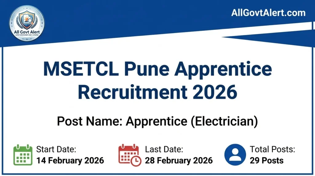 MSETCL Pune Apprentice Recruitment 2026 Overview