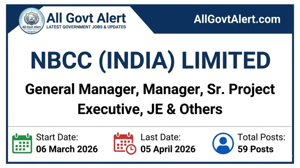 NBCC Recruitment 2026 Overview
