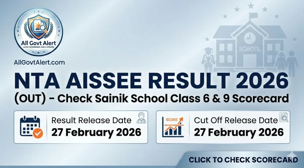 NTA AISSEE Result 2026
